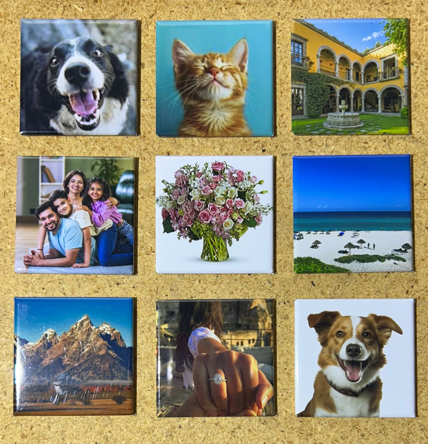 9 foto imanes personalizados